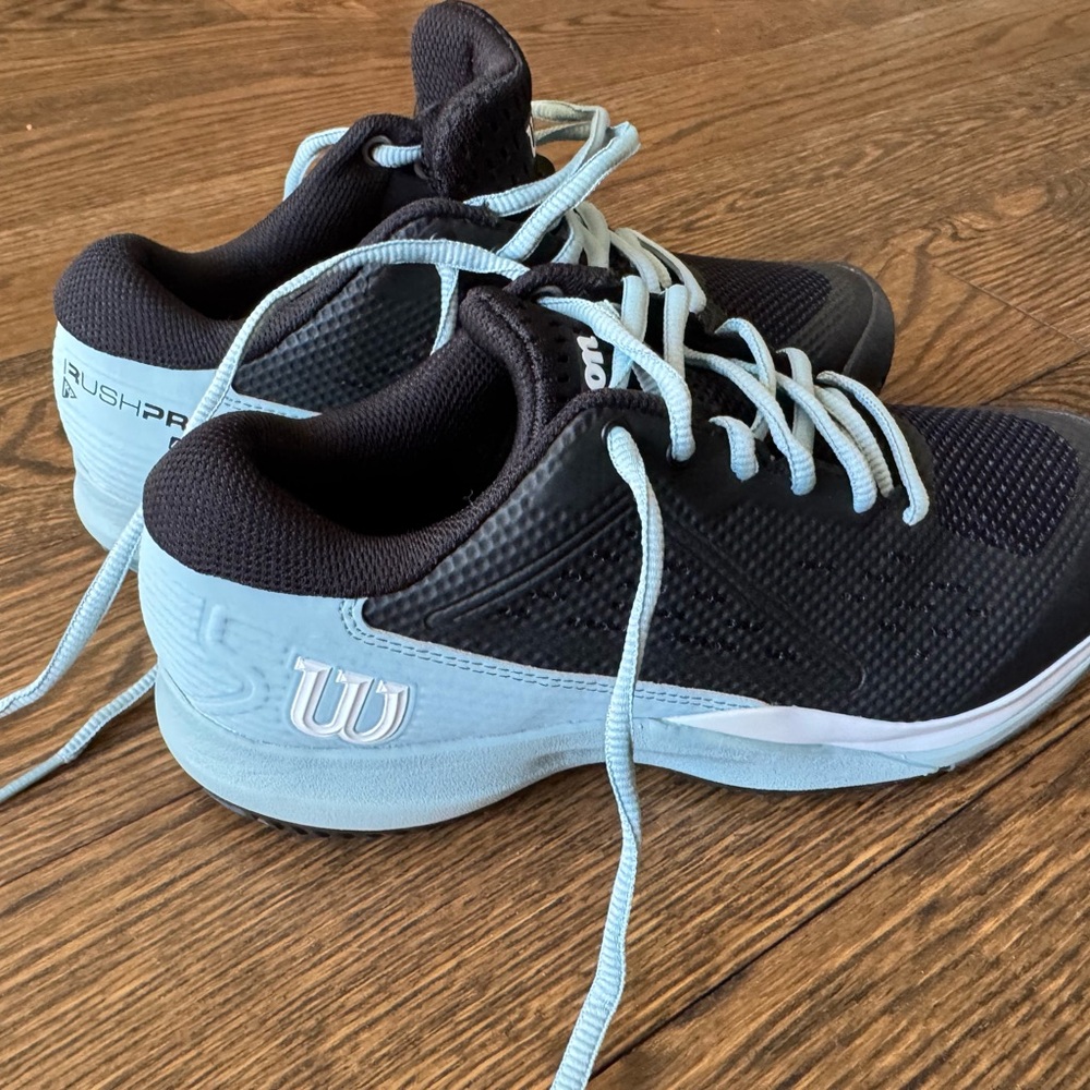 Wilson Tennis Shoes in Black and Mint